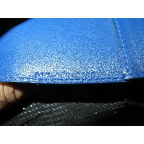 Gucci Blue Wide Big Buckled Leather Belt Sapphire Cobalt 75.30 - Picture 8 of 9